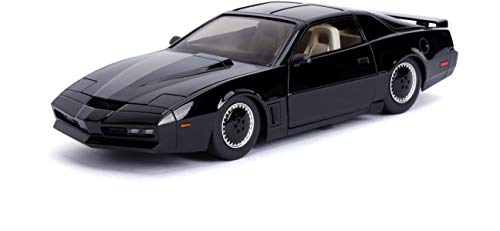 Jada 1: 24 Hollywood Rides Knight Rider KITT with Light Pontiac Firebird 30086, Black