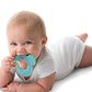 Nuby Silicone Teethe-Eez Teether With Bristles (Blue-2 Count)