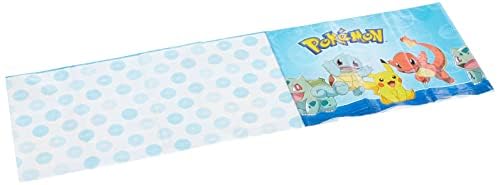Amscan Pokemon Design Plastic Table Cover - 52 x 96 | Multicolor | 1 Pc