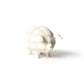 Gingham Piggy Bank Ecru