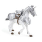 Papo Medieval Fantasy Horse in Armour Figurine, Collectible Toy for Children, Multicolor, Model 39799, Suitable for Ages 3 and Up