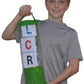 Lcr Big Left Center Right™ Dice Game - Zip Bag (Green)