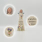 Blossom Bucket Feather & Grace Hand Painted Resin Decorative Figurine - Grandma Means Love Figurine