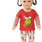 My Life As Grinch Sleepover 18 Inch Doll Christmas Holiday Collectible W/Bonus (Brunette/Green)