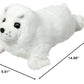 Douglas Twinkle Harp Seal Pup Plush Stuffed Animal, 15" Long, White, Model 273, Soft Plush Material