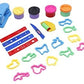 Kedva Art & Craft Crazy Soft And Smooth Dough Clay Set With Machine For Min. 3 Years Kids, Made In India.