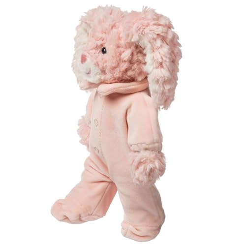 Mary Meyer Putty Nursery Stuffed Animal Soft Toy, 11-Inches, Blush Pink PJs Bunny