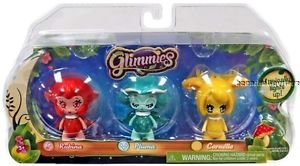 Just Play Glimmies Collector Pack- Rubina, Pluma, Cornelie