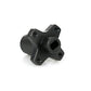 KYX Racing Hardened Steel Bevel Gear Differential Locker Front Rear Axles Upgrades Parts Accessories for 1/10 RC Car Axial RBX10