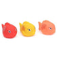 Ratnas Squeezy Toys Fish 3 pcs Pack for Infants. The Sweet Musical Sound of the Squeezy Toy Makes Kids Happy and Makes Their Ch