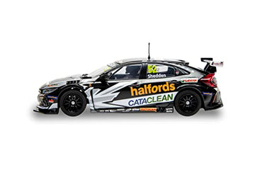 Scalextric C4297 Honda Civic Type R - Btcc 2021 - Gordon Shedden, Black/Orange