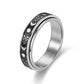 VCMART Anxiety Ring for Women Fidget Anxiety Rings for Anxiety Rotatable Spinner Rings for Anxiety Stress Relieving Anxiety Ring