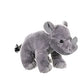 Wild Republic Rhino Baby Plush Stuffed Animal, 8 Inches Grey Cuddlekins, Soft Polyester Toy for Kids