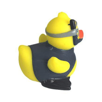 Ducky City 3' Snorkel Rubber Duck [Floats Upright] - Baby Safe Bathtub Bathing Toy