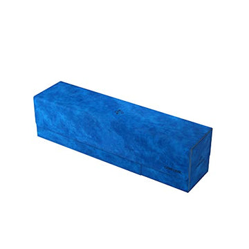 Cards Lair 400+ Convertible Deck Box | Double-Sleeved Card Storage | enhanced Card Game Protector | Nexofyber Surface | Holds up to 400 Cards | Blue Color | Made by Gamegenic