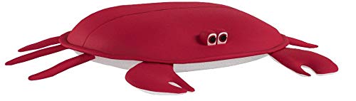 Big Joe Pool Petz Crab Floating Pool Toy - No Inflation, Quick Draining Fabric, 35"L x 43"W x 7"H, Model 2020CRA, Color: Crab