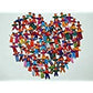 Heart People 100 Tiny Worry Dolls. 50 Boys And 50 Girls