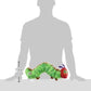 Kids Preferred Of Eric Carle, The Very Hungry Caterpillar Stuffed Animal Plush - 12 Inches Multicolor