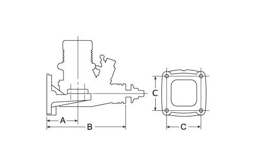 OS Engines 71908410 Motor Mount 25FX/32SX/35AX OSMG2750