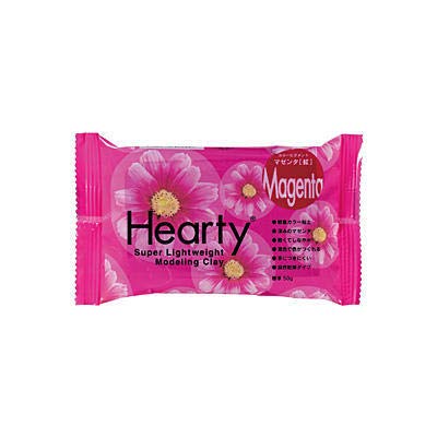 Padico Air Dry Super Light Weight Hearty Soft Color Clay Magenta 50 Gm