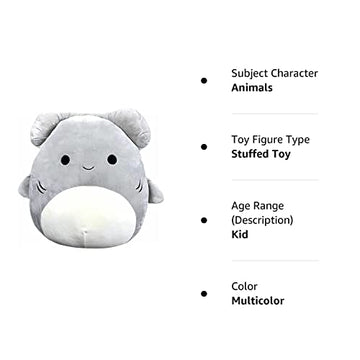 Squishmallows Sealife & Animal Soft Holiday Stuffed Toy - 8 Inch Cotton Plush for Kids