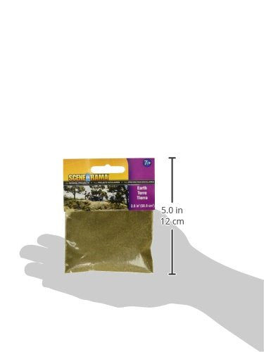 Woodland Scenics Earth 3.6 Cubic Inches, 2 Ounce (Pack of 1)