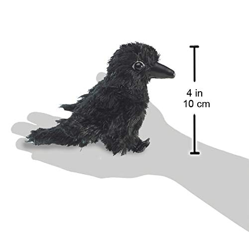 Folkmanis Mini Raven Finger Puppet