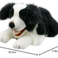 The Puppet Company Border Collie Hand Puppet, 20 inches, Black, Polyester, Model PC003007