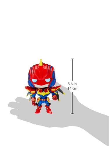 Funko Pop Marvel: Marvel Mech - Captain Marvel Vinyl Bobblehead, Multicolor, One Size