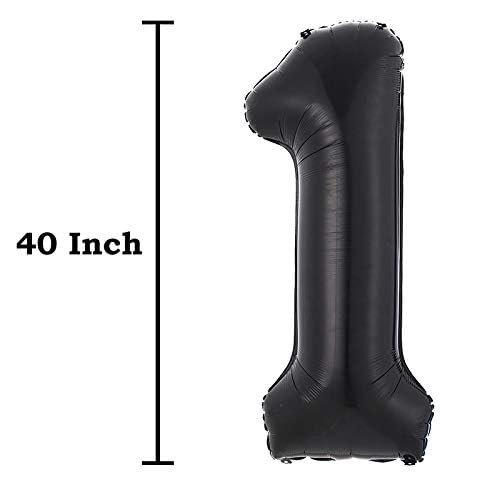 40inch Jumbo Black 21 number balloons for 21st Birthday Decorations helium balloons party supplies use them as Props for Photos