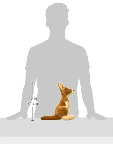 Aurora Adorable Flopsie Kangaroo Stuffed Animal - Playful Ease - Timeless Companions - Brown 12 Inches