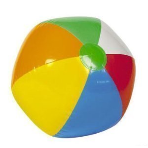 RIN 3 Dozen (36) Mini Beach Balls- 6 Each/Party/Luau/Favor/Wedding/Pool/Decoration