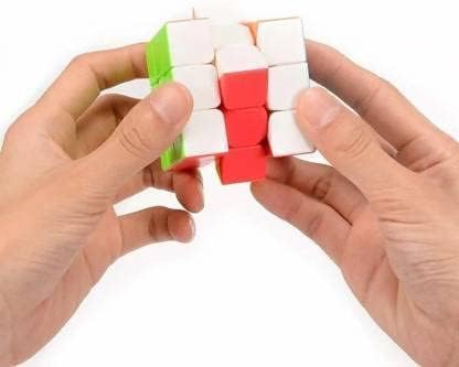 Blue Azure 3x3 Speed Cube Puzzle | Stickerless Magic Cube Brain Teaser Toy | High Speed Smooth Turning Cube for Kids & Adults | 