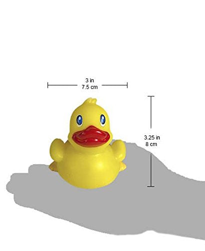 3' Soccer Rubber Duck [Sealed Hole, No Mildew] - Baby Safe Bathtub Bathing Toy