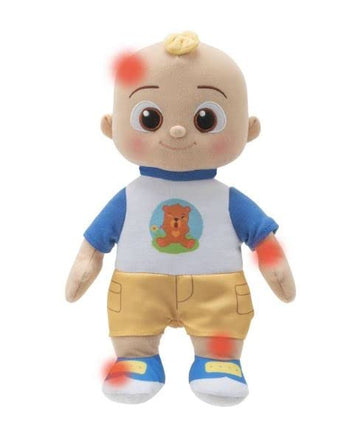 Cocomelon Official Musical Doll Collection, Soft Plush Body, Jj + Cody Sing Along Friends (Boo Boo Jj Deluxe Plush)