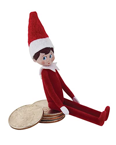 World's Smallest Elf On The Shelf - Boy Scout Elf, 4 Inch, Blue Eyes, Plastic, Multi Color, Model 577