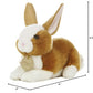Aurora® Realistic Miyoni® Dutch Rabbit Stuffed Animal - Lifelike Detail - Cherished Companionship - Brown 8 Inches