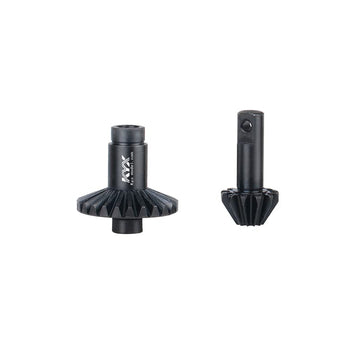 KYX Racing Hard Steel Front Rear Axle Gear Set Upgrades Parts Accessories for 1/18 RC Crawler Car Traxxas TRX4M