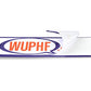 The Office Wuphf.Com Sticker - White 8.25-Inch X 2.75 -Inch With Red & Blue Print - Sitcom Social Media Startup Spoof - Great Gift For Hit Comedy Television Series Fans - For Home, Work, School