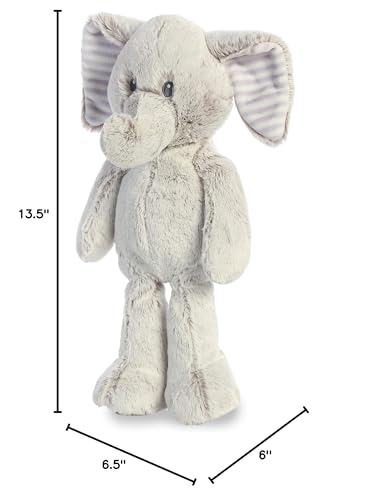 Aurora® Adorable Cuddlers™ Elvin Elephant™ Baby Stuffed Animal - Security And Sleep Aid - Comforting Companion - Gray 14 Inches