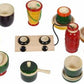 Thenkumari Beautiful Traditional Kids Kitchen Wooden Set with Gas Stove with Cylinder Color May Slightly Vary
