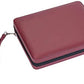 We Games Backgammon Set, Board Games For Adults - Travel Games - Magnetic With Burgundy Leatherette Backgammon Board And Carrying Strap - Travel Backgammon Sets For Adults