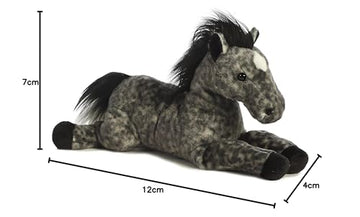 Aurora® Adorable Flopsie™ Jack™ Stuffed Animal - Playful Ease - Timeless Companions - Gray 12 Inches
