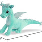 Aurora Willow Dragon Plush Toy - 12" Green Polyester Model 30838