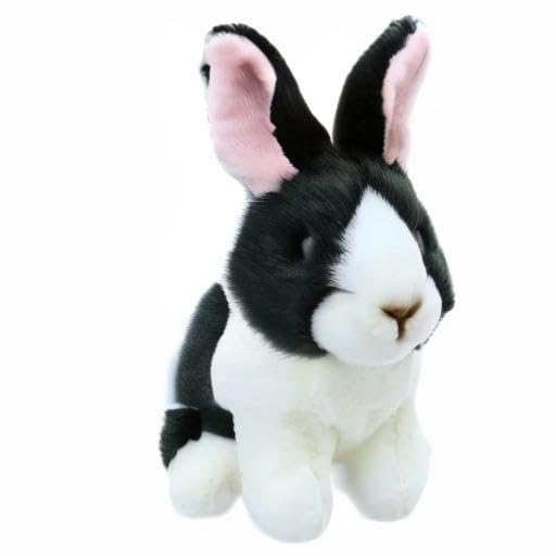 The Puppet Company Wilberry - Minis - Black & White Dutch Rabbit Soft Toy - WB005022
