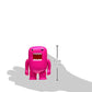4' Domo Vinyl Figure: Black Light Pink