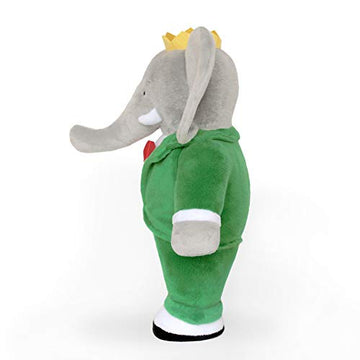 YOTTOY Classics Collection Classic Standing Babar Plush - 13 Inch Soft Stuffed Animal, Babar Color
