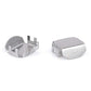 KYX Racing Stainless Steel Front Rear Axle Protective Plate Axle Guard Board Upgrades Accessories for RC Crawler Car Axial SCX10