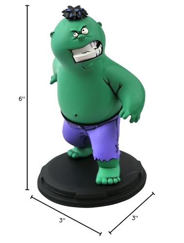 Diamond Select Toys Marvel Animated Series: Hulk Statue Multicolor 6 Inches