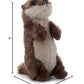 The Petting Zoo River Otter Plush Toy, 6" Brown Stuffed Animal, Recycled Material, Model 421020 - Perfect Gift for Kids